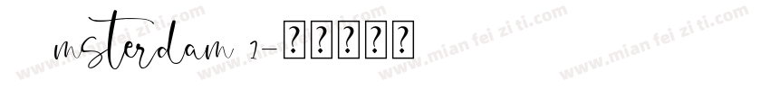 Amsterdam 1字体转换